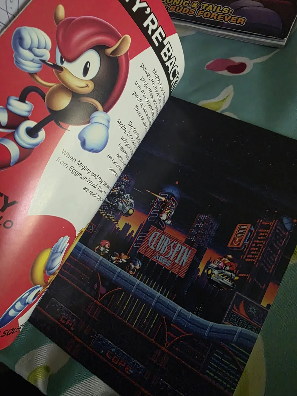 Sonic Mania Plus Yellow Art Book – Sonic Collectible Pokemon Book